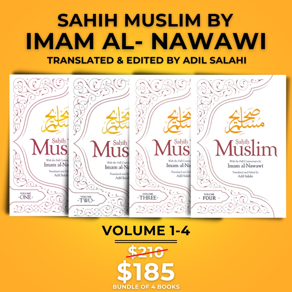 English Hadith Sahih Muslim Volume 1 4 By Imam Al Nawawi Kitab Hadis Translated By Adil Salahi Hadis 40 Quran Shopee Singapore