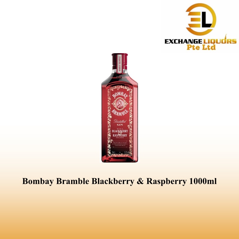 Bombay Bramble Blackberry and Raspberry Gin 1 Litre Shopee Singapore