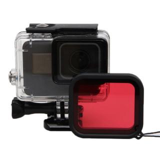 Gopro Hero 7 6 5 Black 45M Waterproof Protection Housing Case Diving  Protective Red Filter For Go pro
