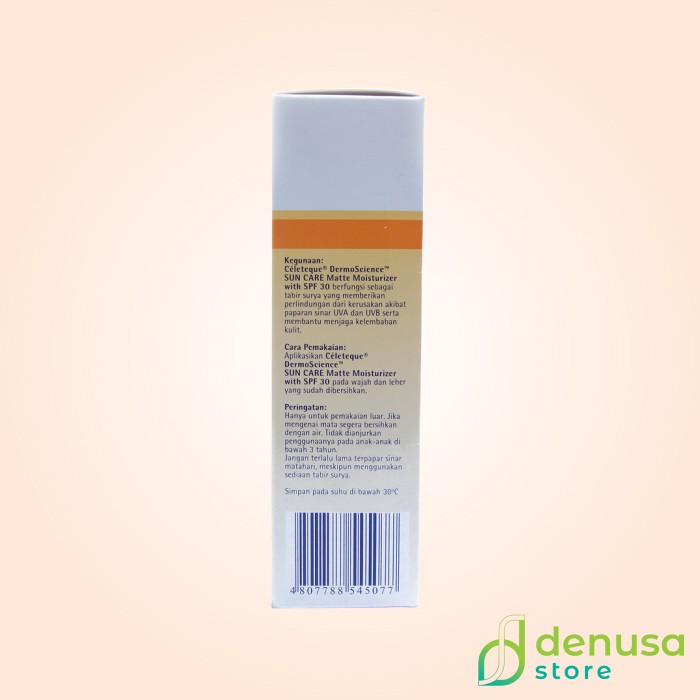 celeteque sun matte moisturizer