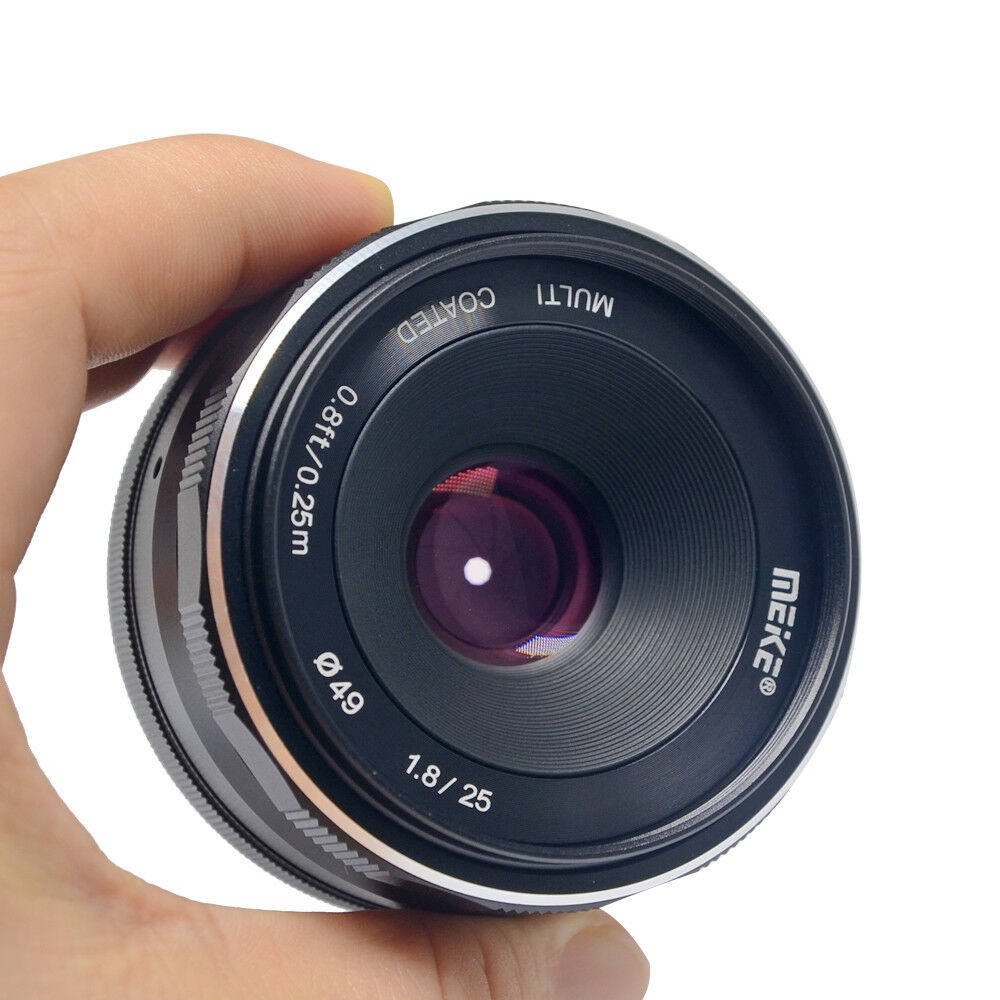 Meike 25mm F 1 8 Prime Lens Ef M For Canon Eos M3 M5 M10 M50 M100 Aps C Cameras Shopee Singapore