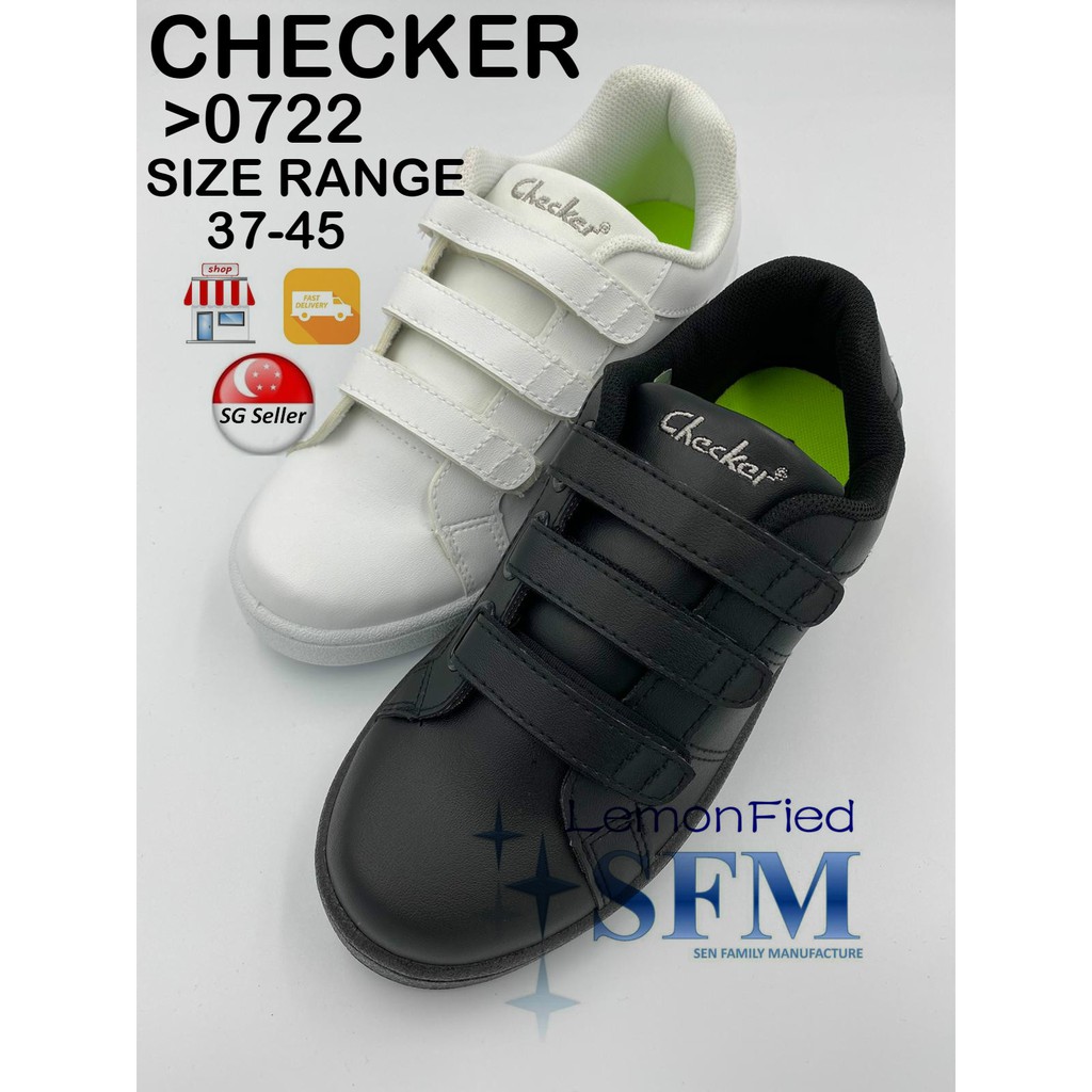 black velcro school shoes