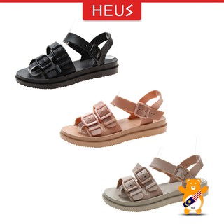 Image of [Shop Malaysia] heus thick bottom flat sandals