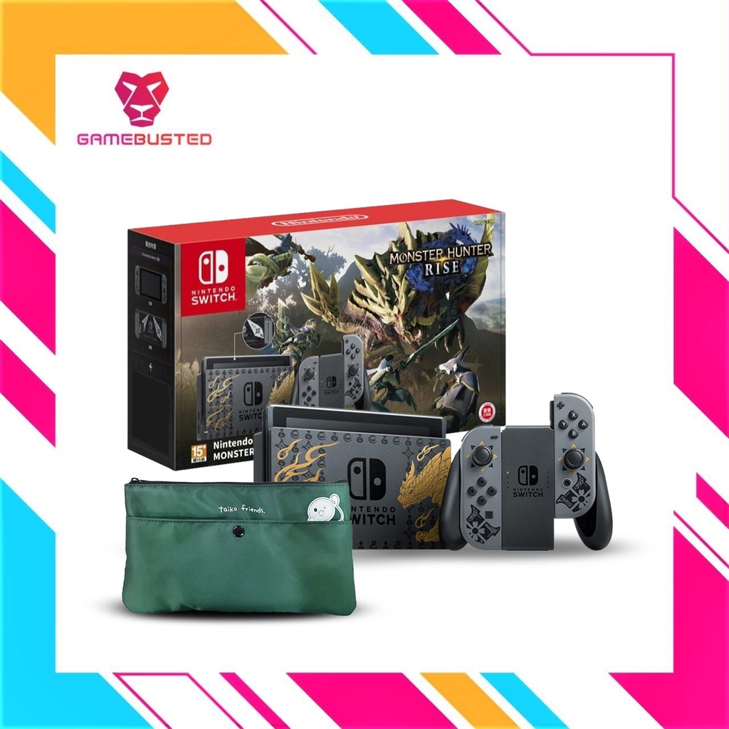 Nintendo Switch Console Monster Hunter Rise Edition (Asia Gen 2) + 1