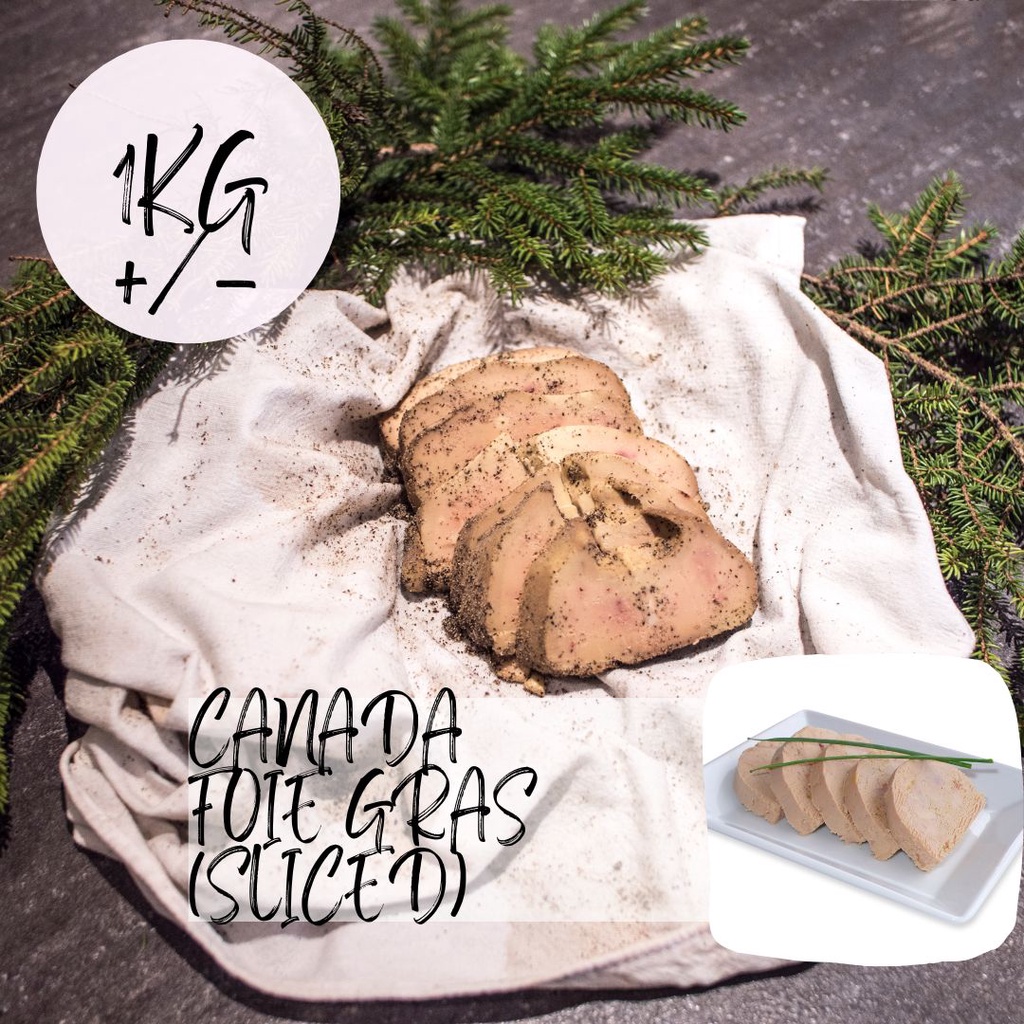 Canada Foie Gras Sliced 1KG Shopee Singapore