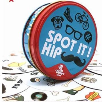 NEW Card Game SPOT IT per Home & Party Board Game Memory Recognition Metal Box 