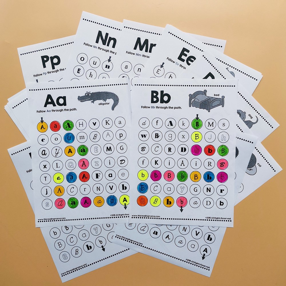 Free printable preschool alphabet worksheets picture