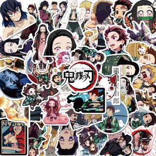 ❉ Demon Slayer: Kimetsu no Yaiba - Series 03 Stickers ❉ 50Pcs/Set Anime Mixed Luggage Laptop Skateboard Doodle Stickers