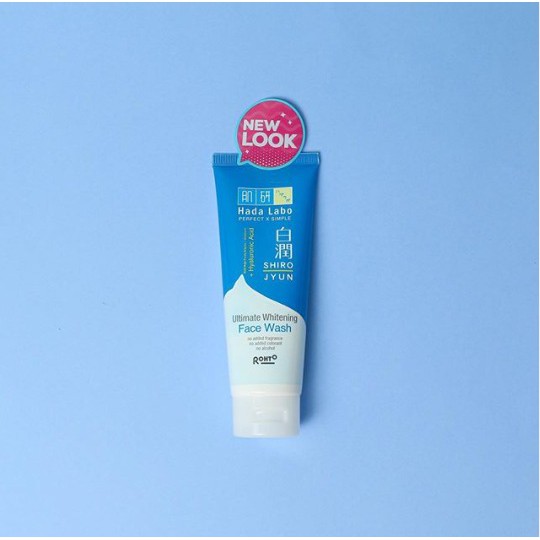 hada labo ultimate whitening face wash