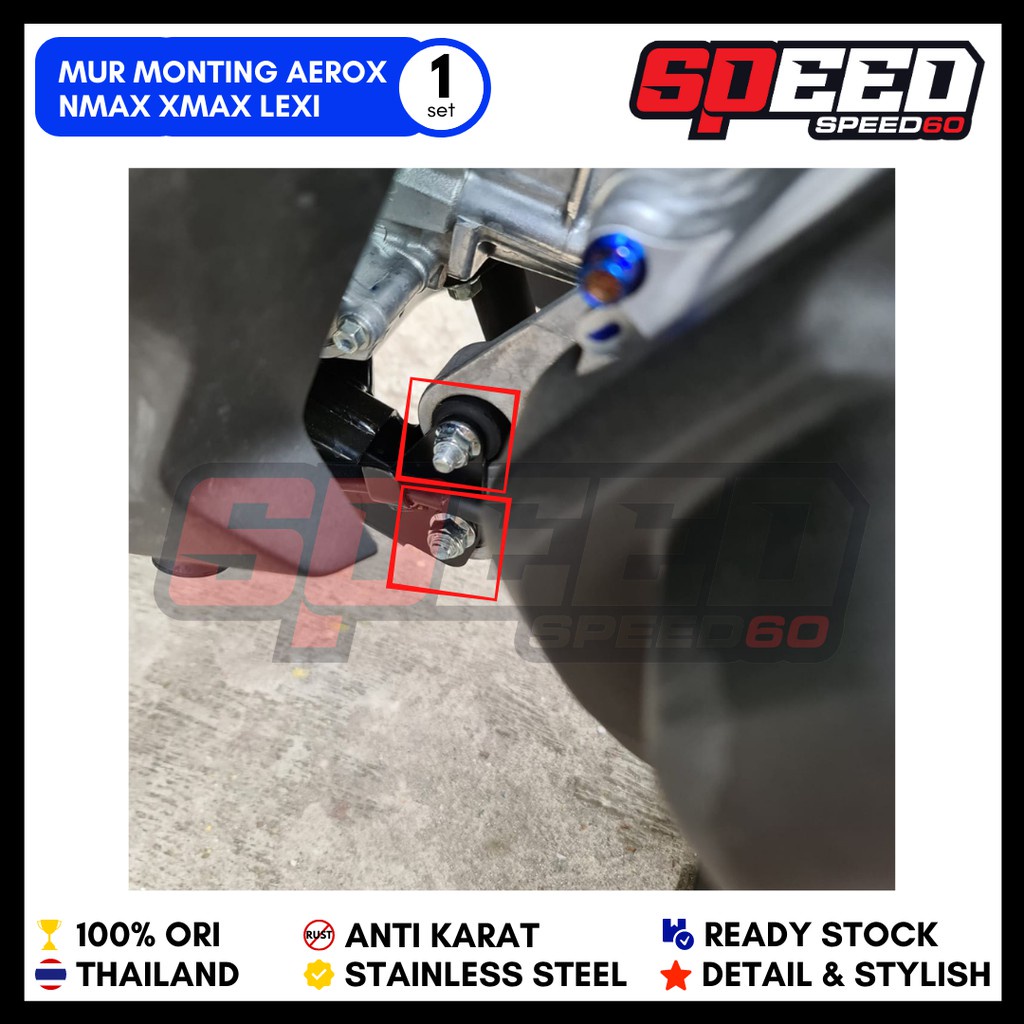MESIN Yamaha Nmax Xmax Lexi Aerox Engine Monting Nuts Thailand