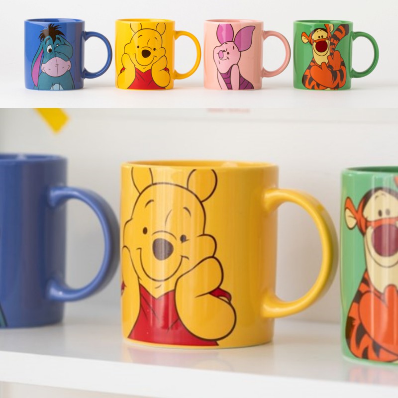 Disney Winnie The Pooh Ceramic Mug Tigger Piglet Eeyore Tea Coffee Cup 