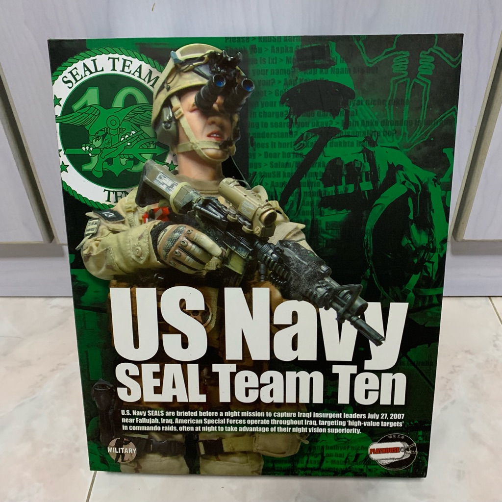 Hot 1/6 playhouse US navy seal team 10 toy | Shopee Singapore