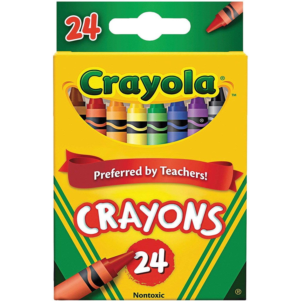 24ct Regular Washable Crayons (Bundle Of 2) Shopee Singapore