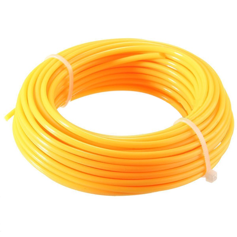 10m of 2.4mm Round Strimmer Cord Line Wire String Nylon Petrol Trimmer Durable