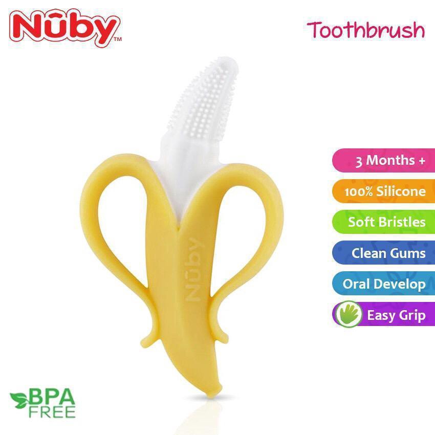 nuby banana toothbrush