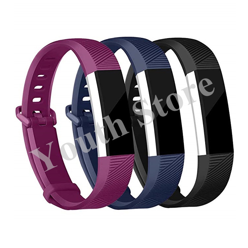 Soft Silicone Sports Wristband Band Strap Replacement For Fitbit Alta HR Tracker