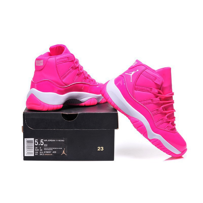 air jordan 11 pink and white