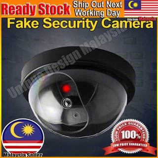 [Shop Malaysia] fake dummy security dome cctv camera led light office shop house kamera hot sale