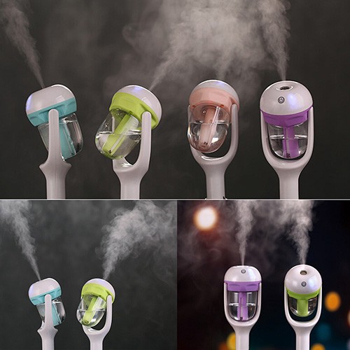 Mini Car Air Humidifier Diffuser Essential Oil Ultrasonic Aroma Mist