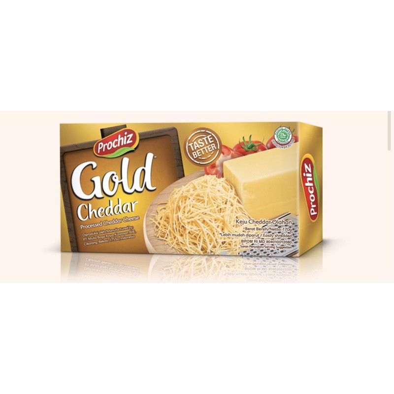 PROCHIZ GOLD CHEDDAR 170gram Halal Shopee Singapore