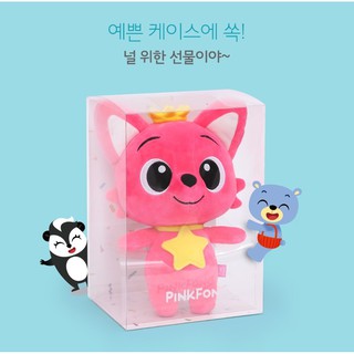 Pinkfong Fox Doll 29cm Plush - Stuffed Animal Plush Toy Attachment Doll