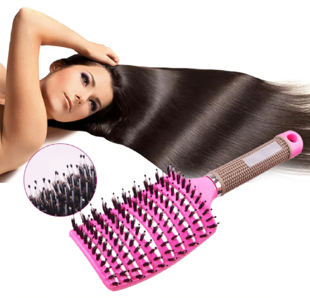 Hair Brush Bristle Hairbrush for Thick Curly Thin Long ...