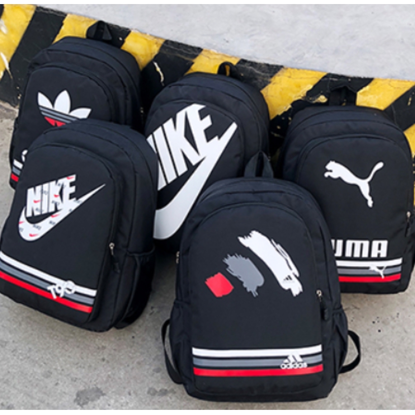 nike puma adidas backpacks