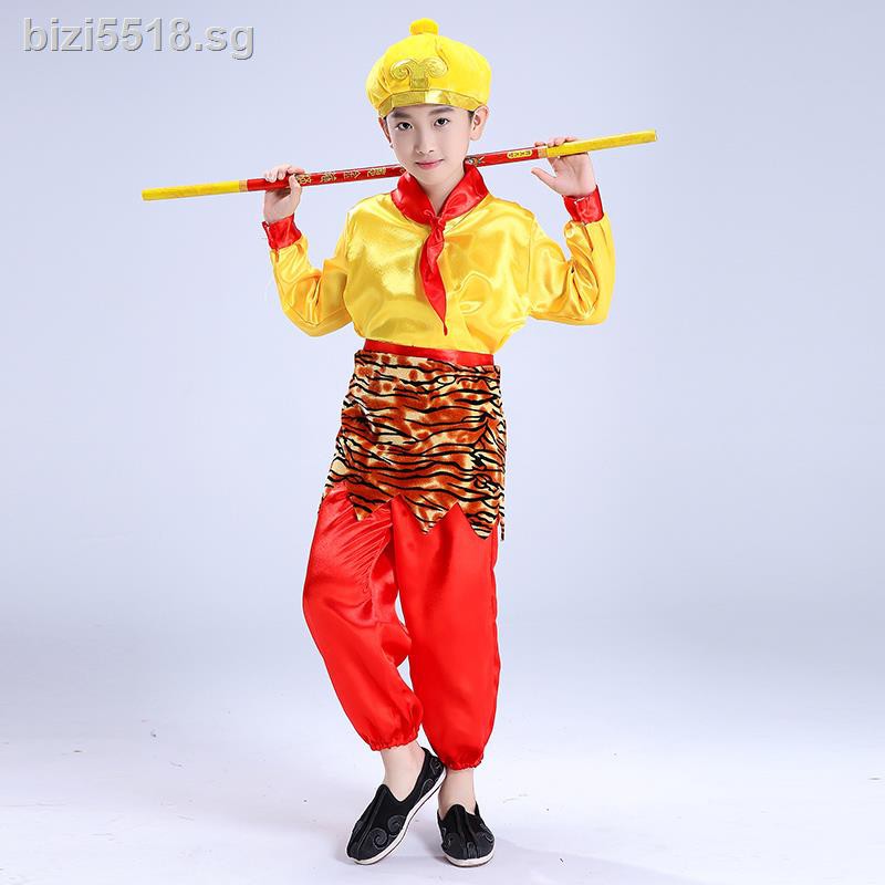 Children S Stage Costume Children S Journey To The West Suit Monkey King Sun Wukong Clothes Show Clothing Costumes Pr Shopee Singapore