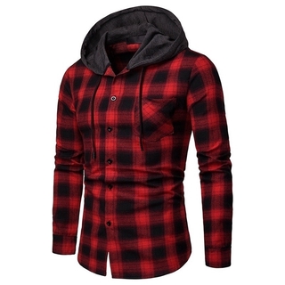 pullover plaid shirt