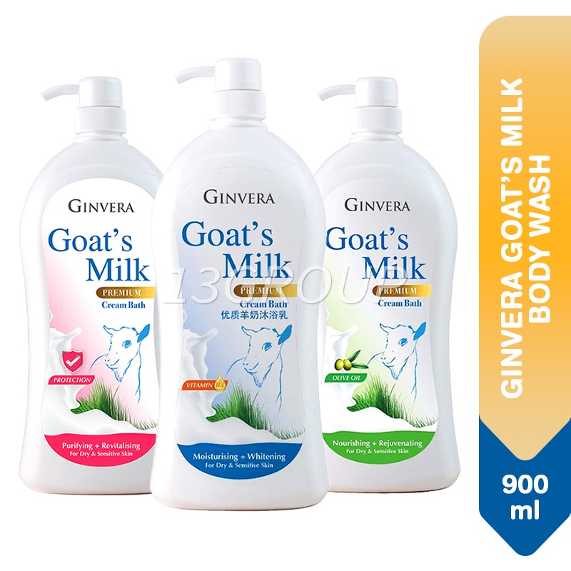 Ginvera Goat's Milk Body Wash, 900ml Shopee Singapore
