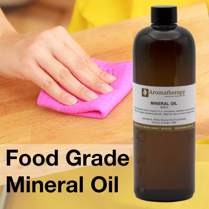 Mineral Oil, Food Grade, 500ml | Shopee Singapore