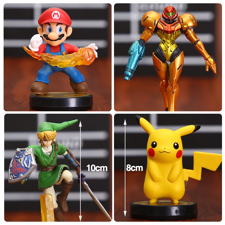 super mario 10cm figures