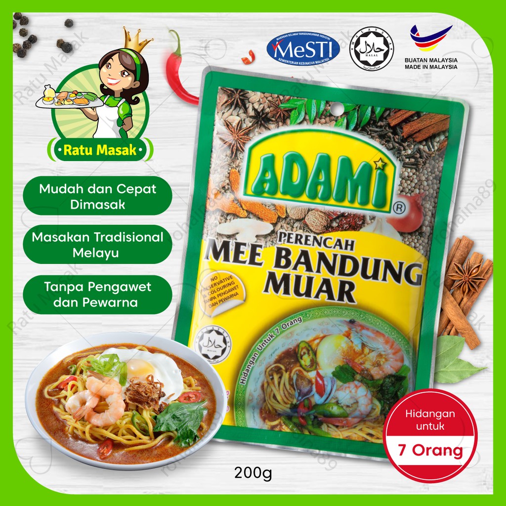 Halal Adami Bandung Load 200g Dishes For 7 Persons Shopee Singapore