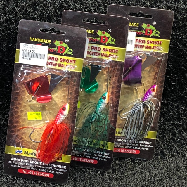 Shop Malaysia Handmade Sawa D Buzzbait 21g Made In Thailand For Topwater Casting Shopee Singapore