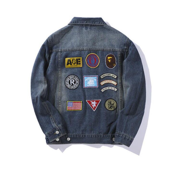 bape jeans jacket