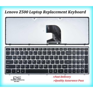Dynwave1 Laptop Keyboard Spain Layout Silent Replacement For Lenovo Ideapad Z500 Shopee Singapore