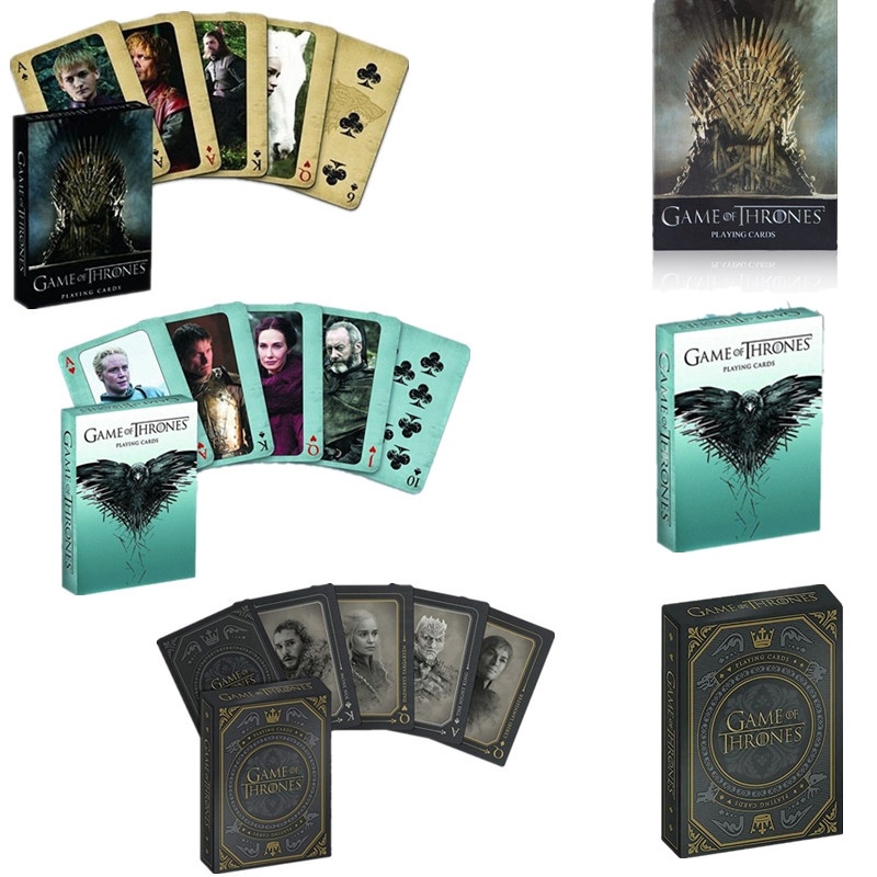 Dark Horse Deluxe Game Of Thrones Playing Cards Best Gift For Geek Shopee Singapore