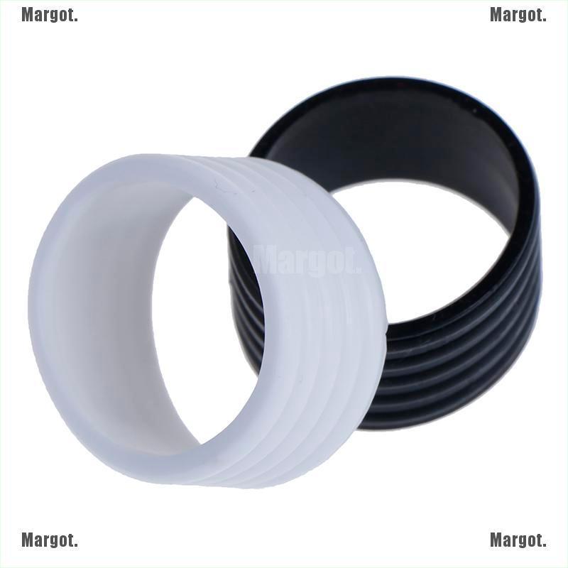 [Margot] 4pcs Tennis Racket Rubber Ring Grip Stretchable Stretchy Handle Rubber Ring