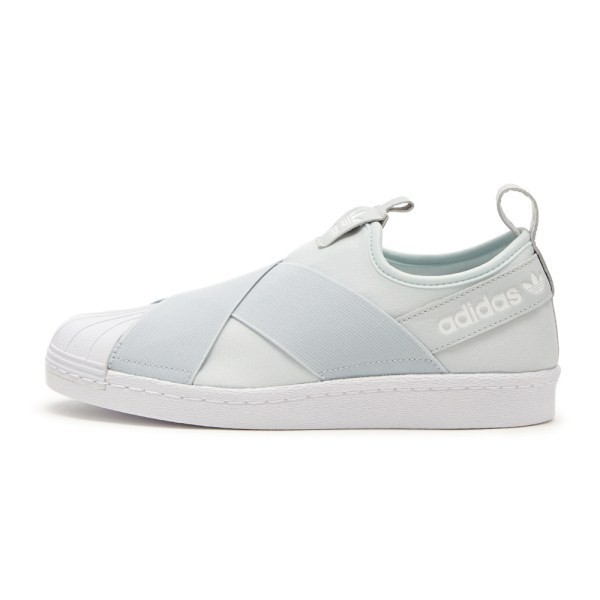 adidas superstar slip on green