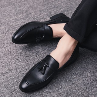 The New men shoes  leather kasut kulit  loafers casual 