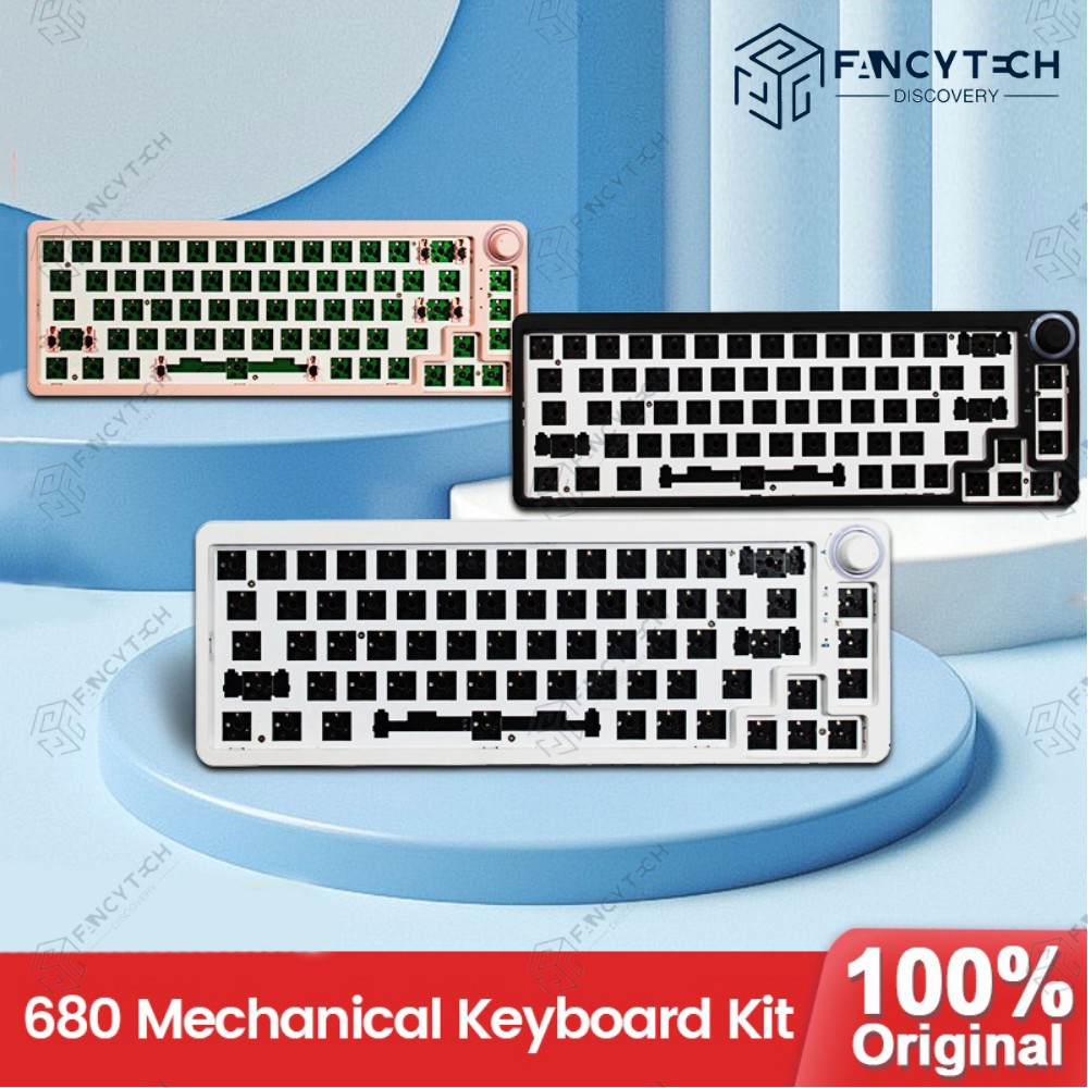 TM680 Mechanical Keyboard DIY Kit Hotswap Wired Keyboard RGB Compatible ...
