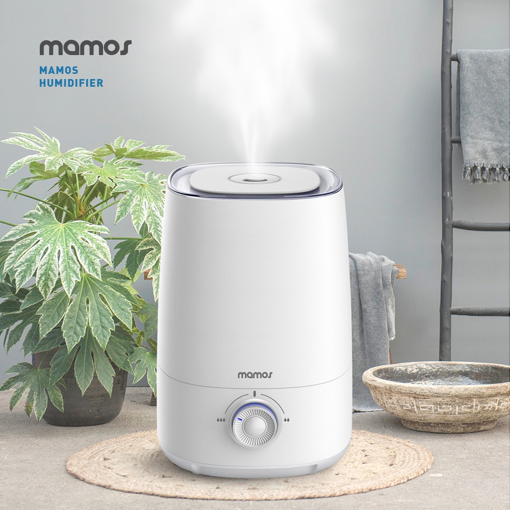 Mamos Humidifier 4L Built in Aroma Tray Easy Wash Easy Water Supplement