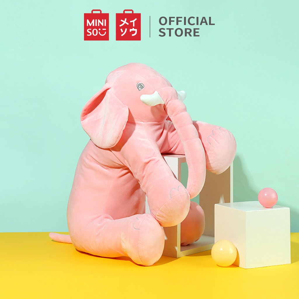 Miniso Pink Elephant Plush Toy Soft Cotton Doll Stuffed Animal Soft Toys  Gift for Kids Babies Birthday | Shopee Singapore
