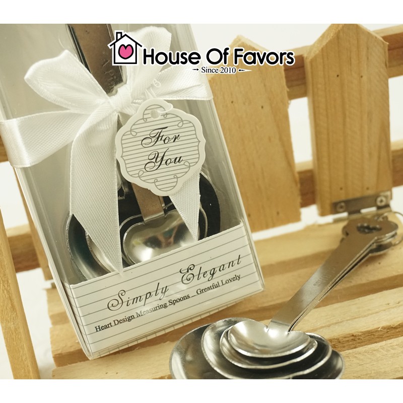 Door Gift Kahwin Doorgift Wedding Simply Elegant Heart Shaped Measuring Spoon Wedding Favor Doorgift Birthday Party Gift Shopee Singapore