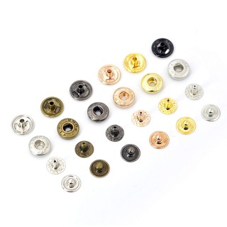 Image of thu nhỏ 50sets Multi-Size/Color Metal Snap Fasteners Press Studs Snaps Button Sewing Accessories 10mm #655, 12.5mm #633, 15mm #831 #3