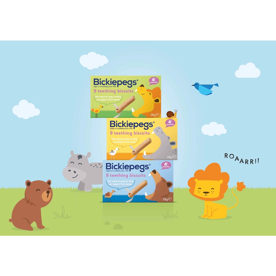 Wellbeingsg Bickiepegs Teething Biscuits [TWIN PACK] , 38g Baby