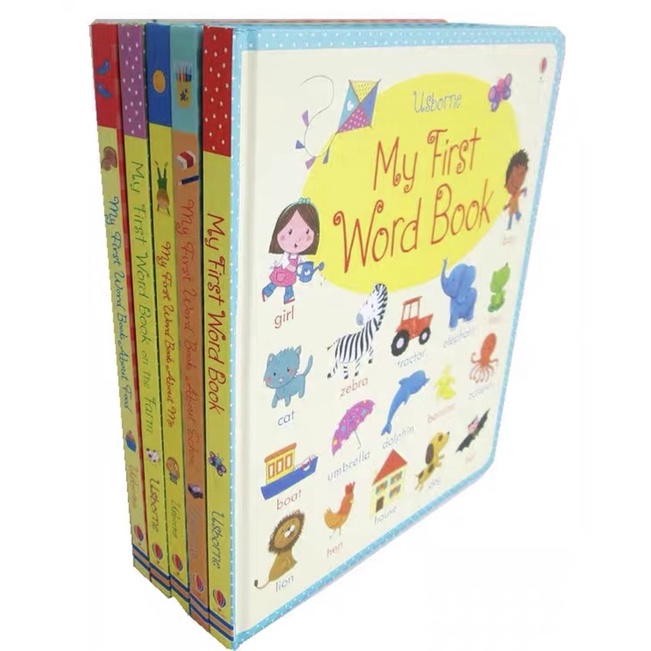 Usborne My First Word Book (5 Board Books) | Shopee Singapore