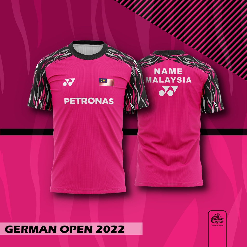 Cool Badminton Jersey Badminton Malaysia, Shirt Malaysia (German Open)