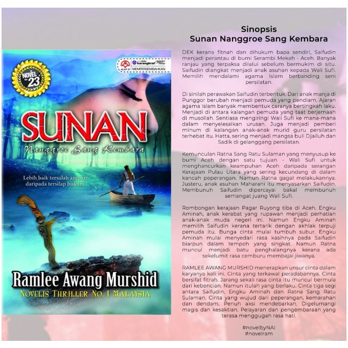 Ramlee Awang Murshid Ram Novel Series Listing 1 Shopee Singapore