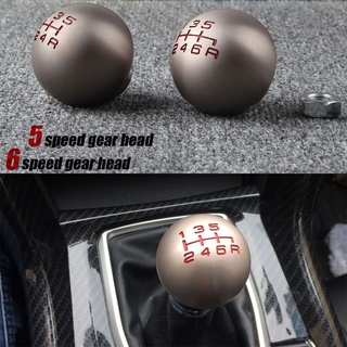 Type-R 5/6 Speed Round Ball Aluminum FD2 M10X1.5 Gear Shift Knob Shifter Fit for Honda Civic
